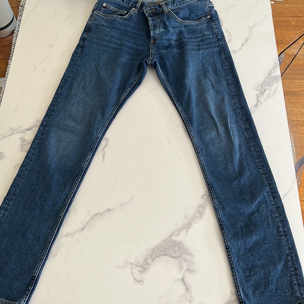 Men’s Straight Leg Blue Jeans